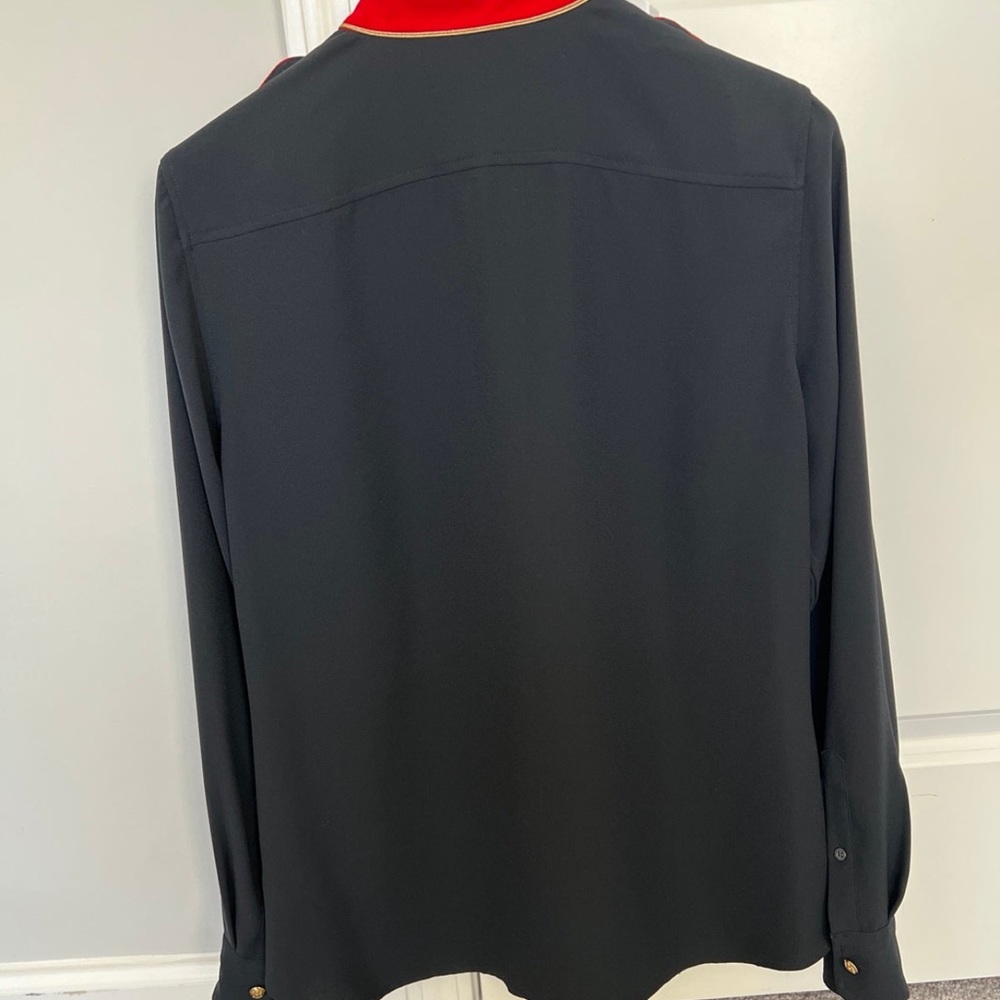 RALPH LAUREN WOMAN BLACK RED  shirt  LONG sleeves - Picture 4 of 8